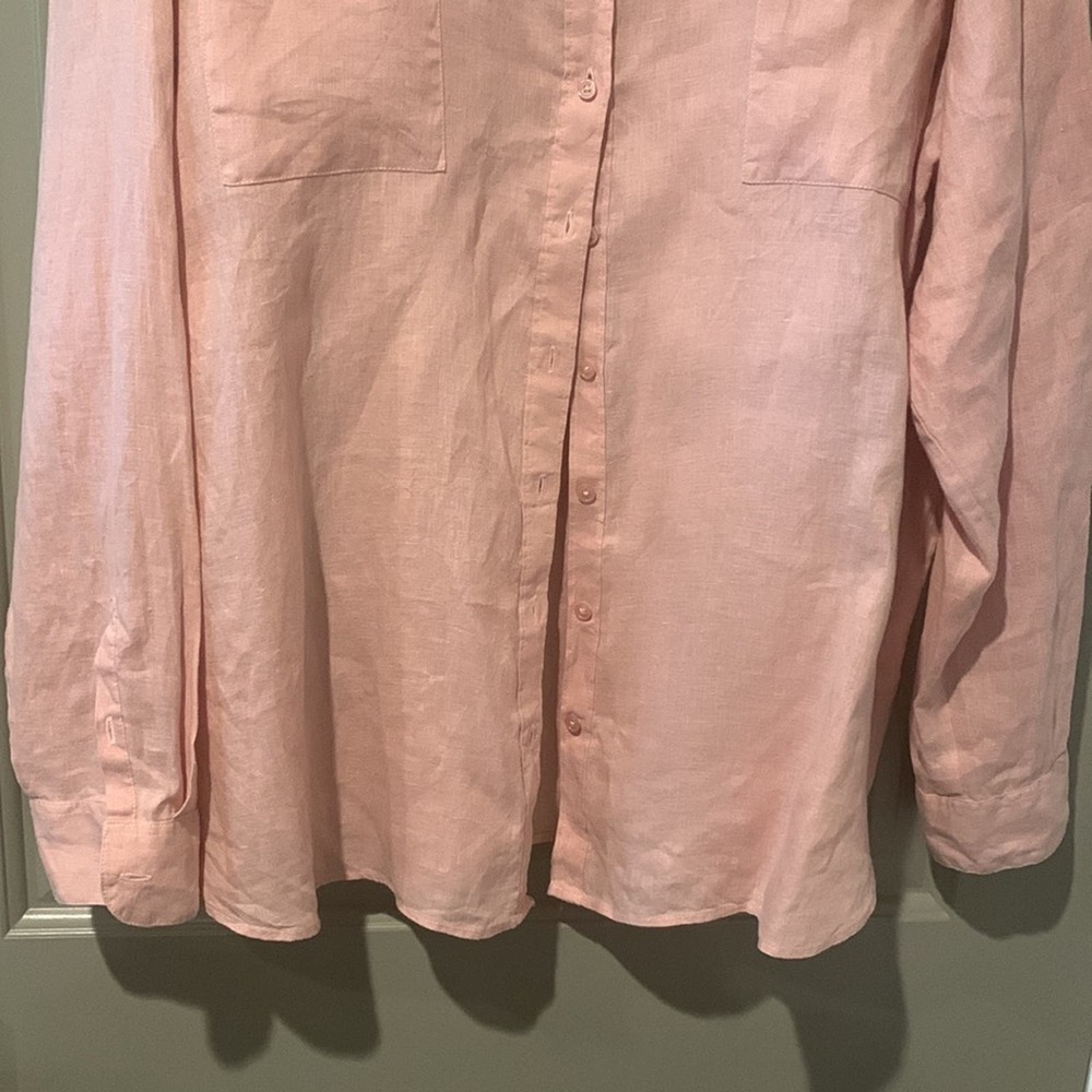 BODEN Linen Button-Up 16 - Picture 3 of 7